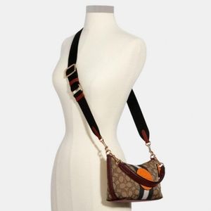 COACH NWT DEMPSEY JACQUARD SIGNATURE BAG